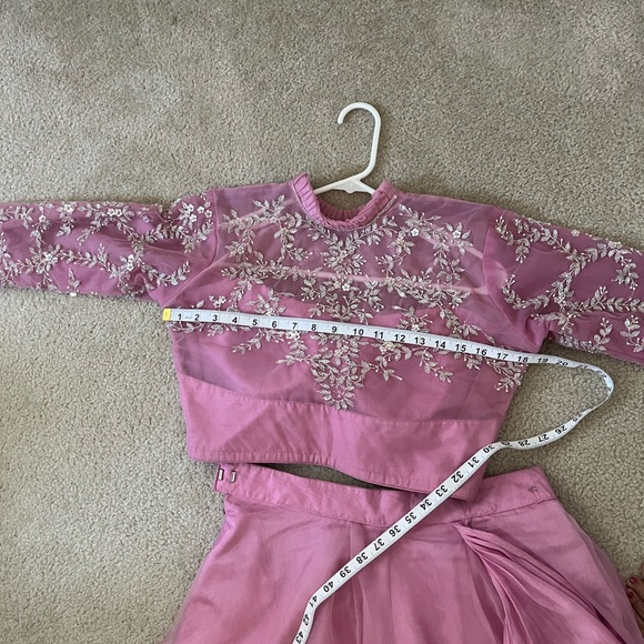 Beautiful indian choli dress /lahenga - Picture 12 of 13